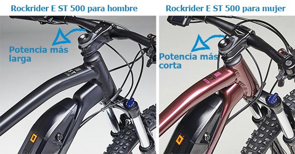 cual es la diferencia entre la rockrider e st 500 para hombre y la de mujer #diferencias #analisis #saber #opiniones #calidadprecio #rockriderest500
