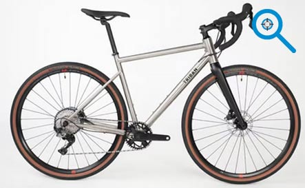 bicicleta gravel titanio van rysel triban #vanryselgravel #tribangravel