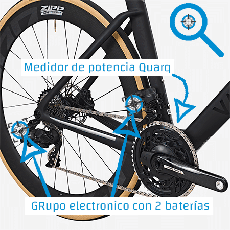 bicicleta van rysel rcr con transmision electronica #vanryselrcr #transmisionelectronica #cambiosinalambricos